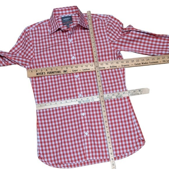 Bonobos wrinkle free tailored slim fit business dress shirt button front 15/34 - Picture 4 of 8